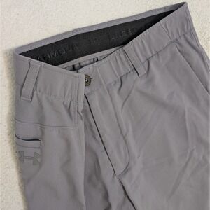 Under Armour The Showdown Golf Pants Match Play Gray Men's 34x32 Nylon Stretch